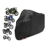 Funda Para Cubrir Moto 100% Cuero Impermeable Forrada – Protección Contra Sol, Lluvia, Granizo y Rayones